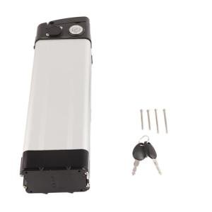 shenruifa Battery Box Large Capacity Aluminum Alloy Plastic Electric Bikes Lithium Battery Shell Storage Box with Charging Socket