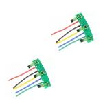 SaiDian 2Pcs E Bike Hall Sensor 2-Wheels Electric Vehicles Motor Hall Element Circuit Board 41F Motor Hall Plate Sensor 120 Degree with Wire