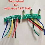 SaiDian 2Pcs E Bike Hall Sensor 2-Wheels Electric Vehicles Motor Hall Element Circuit Board 41F Motor Hall Plate Sensor 120 Degree with Wire