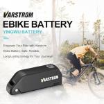 Varstrom 52V 20Ah Ebike Battery - Lithium Ion Bike Battery for 0-1500W Electric Bike Kit, for BAFANG Voilamart AW Ebikeling Pexmor L-Fater E-Bike Conversion Kit - W/Charger & BMS