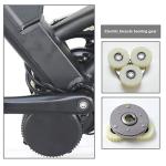 Micro Traders 3PCS 36 Teeth E-Bike Wheel Hub Motor Planetary Gears with Bearing Compatible with Bafang Motor 38mm Diameter Nylon Motor Gear, White