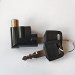 Universal Battery Box Lock for Electric Vehicles - Anti-Theft Metal Replacement Lock with 2 Keys, Fits E-Bike, Electrombile & Motorcycle