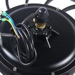 Electric Bicycle Hub Motor Kit, e Bike Conversion Kits, 20-inch E-Bike Front/Rear Wheel Conversion Kit, High Speed Brushless Gearless Motor Conversion Hub, 7 Speed, 1000W 48V. (Rear)