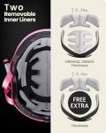 OutdoorMaster Skateboard Cycling Helmet - Two Removable Liners Ventilation Multi-Sport Scooter Roller Skate Inline Skating for Kids, Youth & Adults - M - Pink