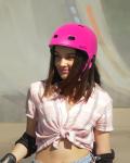 OutdoorMaster Skateboard Cycling Helmet - Two Removable Liners Ventilation Multi-Sport Scooter Roller Skate Inline Skating for Kids, Youth & Adults - M - Pink