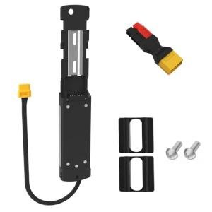 YASCO Hailong Install Plate Ebike Battery Base Bottom Holder for Hailong Electric Bike Battery Mounting Plate Bracket with Connector (Hailong 6 pins)