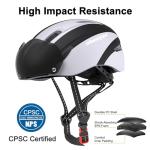 Shinmax Bike Helmet for Men Women, Bicycle Helmet with Detachable Magnetic Goggles for Adult Road Biking Mountain Cycling Helmet (BC-001)