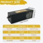 36V Ebike Battery 36 Volt 8Ah Electric Bike Battery for Electric Bikes E-Bike Lithium Batteries with 100W-800W Motors, for E-Bikes, Scooters, ATVs, Motorcycles and More