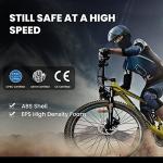 ILM Bike Helmet Adult Bicycle Ski Snowboard Helmet for Men Women with Removable Visor Earmuffs ASTM CPSC and CE Z102 (L, Matte Black)