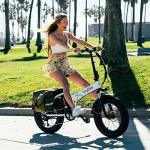 Heybike Mars Electric Bike Foldable 20" x 4.0 Fat Tire Electric Bicycle with 500W Motor(Peak 850W), 48V 12.5AH Removable Battery and Dual Shock Absorber for Adults