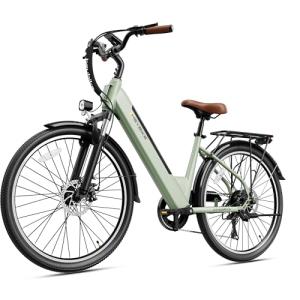 Heybike Cityscape 2.0 E-Bike with Removable Battery | 50-Mile Range for Worry-Free Commuting | 1000W Powerful Motor, 24MPH, UL Certified, 26" Electric Bicycle for Adults
