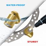 UP Security Disc Brake Lock for Motorcycle Accessories Heavy Duty Bike Bicycle Anti Theft Lock Compact Electric Scooter Ebike Powersports Wheel Hover Disc Locks (Yellow)