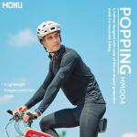 Mountain Bike Helmet for Adults & Youth, Adjustable Visor 22-Hole Air Cooling System Quick-Release Chin Rest Lightweight Comfortable Ergonomic Streamlined CPSC EN1078 Certified (23.2-24.0 in) White