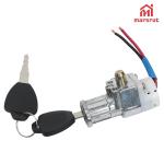 E-Bike Battery Lock Replacement Part with 2 keys, Charger Ignition On/Off Switch Cylinder Locks Bigger Head Type for Motorcycle Electric Bicycle Scooter Motorcycle ATV Universal Accessories Heavy Load