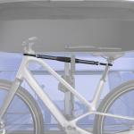 TANX CF-002A Bike Adapter Bar, Adjustable Bike Bar Adapter for Bike Rack, Mounting Non-Standard Frames on Step-Thru, Women’s & Folding E-Bikes, Heavy-Duty Design, Supports Up to 66lbs, Black