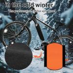 1P-Large Size EBike Battery Cover Waterproof, Bicycle Frame Battery Protector Cover - Neoprene Dustproof Battery Sleeve for Cold Weather, Extend Battery Life