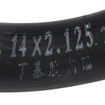 2-Pack 14 x 2.125 Bike Inner Tube,14 Inch Electric Bike Replacement Tubes with Angled Valve Stem Compatible with Electric Scooters, E-Bike Tire Tube and More
