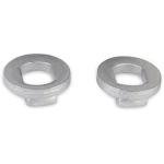 1 Set E-Bike Hub Motor Axle Set, M12 Front Lock Nut, Lock Washer, Nut Cover with 12mm Shaft for Electric Bicycle Wheels