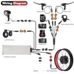 BAFANG G062 48V 750W Fat Tire Ebike Conversion Kit, Rear Wheel 20 × 4 Inch, 175 mm Hub Spacing, Compatible with Cassette Sprocket and Disc Brake