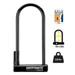 Kryptonite Keeper Bike U-Lock, Anti-Theft Security Bicycle U Lock, 12mm Steel Shackle with Mounting Bracket and Keys, High Security Lock for Bicycles Scooters