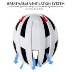 Adult Bike Helmet for Men & Women, Adjustable Lightweight Bicycle Helmet with High-Strength PC & EPS, Safety Certified, Breathable Ventilation for Commuting, Skating (23.2-24.0 in)