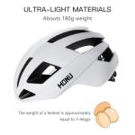 Adult Bike Helmet for Men & Women, Adjustable Lightweight Bicycle Helmet with High-Strength PC & EPS, Safety Certified, Breathable Ventilation for Commuting, Skating (23.2-24.0 in)