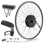 BAFANG 48V 500W Front Hub Motor Electric Bike Conversion Kit for 26/700c inch Wheel Drive Engine with Optional LCD Display Without Battery and Charger