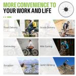 BAFANG 48V 500W Front Hub Motor Electric Bike Conversion Kit for 26/700c inch Wheel Drive Engine with Optional LCD Display Without Battery and Charger