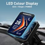 PUCKIPUPPY Electric Bike for Adults with 960W(Peak), 26" Fat Tire Electric Mountain Bike，48V 15AH Removable Battery Ebike, 28MPH Aluminum Frame E Bike with Rear Storage Shelf, Beagle(Navy Blue)