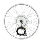 EEYBLAEEY 750W Electric Bike Conversion Kit – Front Wheel Brushless Hub Motor, 36V 26.72 MPH, for 24 Inch Bicycles, with Thumb Throttle, Controller & Brakes – DIY E-Bike Upgrade