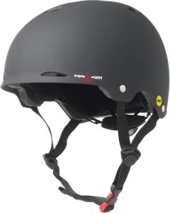 Triple Eight Gotham Dual Certified MIPS Skateboard and Bike Helmet, Black Matte, Large / X-Large, Gotham MIPS