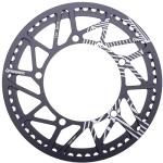PROWHEEL Universal Bike Chainring,52T/54T/56T/58T/60T BCD 130mm CNC Laser Engraving Bike Chainring with Chain Guard for 6 to 12 Speed MTB,EBike,Road Bike,City Bike,Folding Bike,Cargo