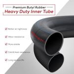 20x2.5 20x3.0 Heavy Duty Fat E-Bike Tube, 20" Replacement Fat Bicycle Inner Tube(Single), Reliable 20 x 2.5-3.0 Bike Inner Tube AV32mm Schrader Valve for City/Road/Mountain/Electric Cycling Scenarios