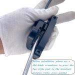 Bike Disc Brake Kit,Bike Front and Back Disc Brake Kit-Calipers,2 Pcs Stainless Steel 160 mm Rotors&Cable&Brake Lever&A pair of bicycle brake levers&fixing screws,BB7（Black）