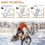 SEENRONGYUAN 36V 48V Ebike Battery, Silver Fish Lithium-ion Battery with 30A BMS for 250W/350W/500W Electric Bike Bicycles Folding Bike Mountain Bike Motor (36V 10.6AH)