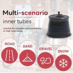 20x2.5 20x3.0 Heavy Duty Fat E-Bike Tube, 20" Replacement Fat Bicycle Inner Tube(Single), Reliable 20 x 2.5-3.0 Bike Inner Tube AV32mm Schrader Valve for City/Road/Mountain/Electric Cycling Scenarios