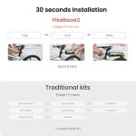 LIVALL Lite PikaBoost2 E-Bike Assist Kit with 158WH Battery – Pure Assist Function, Easy Installation, DIY Electric Bike Conversion for Mountain/Road Bikes,Controller Not Included