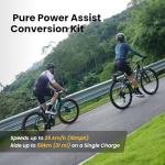 LIVALL Lite PikaBoost2 E-Bike Assist Kit with 158WH Battery – Pure Assist Function, Easy Installation, DIY Electric Bike Conversion for Mountain/Road Bikes,Controller Not Included