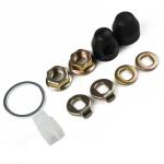 E-Bike Hub Motor Nuts Bike Safety Washers Electric Bicycle Wheel Lock Nuts Motor Axle Bolt Screw Set, E-Bike Hub Motor Axle Lock Nut Set, Replacement Nuts for Electric Bikes(for M14 Rear)