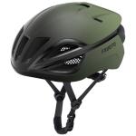Favoto Adult Bike Helmet for Men & Women, Lightweight Cycling Helmet with Adjustable Fit, Sleek Streamlined Design, Road Commuter & Mountain Riding, Green