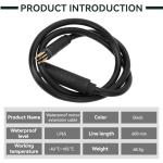 Frdhee 9 Pin E-Bike Motor Extension Cable, Waterproof Wheel Motor Extension Cable for Electric Bike and Escooter Female to Male Electric Bike Wire E-Bike Cable Conversion Kit, 1.5 x 600mm
