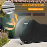 Favoto Bike Cover Waterproof Outdoor - Bicycle Covers for 1 or 2 Bikes Outside Storage Rain Dust Sun Wind Proof with Lock Hole Storage Bag for Ebike Mountain Road Electric Bike