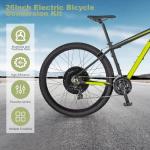 72V 2000W 26" Rear Wheel E-Bike Conversion Kit with LCD Display, 9-Gear Speeds, Electric Bike Conversion Kit for Cyclists to Convert Ordinary Bicycles into Electric Bicycles