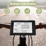 72V 2000W 26" Rear Wheel E-Bike Conversion Kit with LCD Display, 9-Gear Speeds, Electric Bike Conversion Kit for Cyclists to Convert Ordinary Bicycles into Electric Bicycles