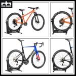 RTR BIKES Brutus Professional Bike Floor Stand – Heavy Duty Steel Rack for E-Bikes & MTB up to 66 lbs (30kg) – Fits 26-29" Wheels & Tires up to 2.8" – Garage Storage & Wash