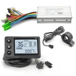 Electric Bike HUB Motor Controller, 22A 36V/48V 500W Brushless Motor Controller and LCD S866 Display with 130X Thumb Throttle Ebike Conversion Kit