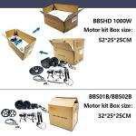BAFANG BBSHD 48V/52V 500W 750W 1000W Mid Drive Kit with Battery Optional BBS01 BBS02 8FUN DIY Conversion Kit with LCD Display & Chainring Mountain Bike, Road Bike