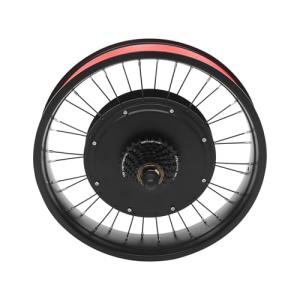 LKSNBDR 1000W 48V Rear Wheel Conversion Kit, 20" Electric Bicycle Hub Motor Kit w/LCD Display, Rear Hub Motor Wheel Kit, Snow Bike Electric Bicycle Fat Snow Tire Motor Kit for Snowmobile