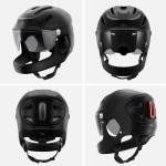 THE BEAM Virgo Full Face Helmet – Revolutionary Protection for E-Bikes, Scooters & More, MIPS Brain Protection System, Lightweight, Smart Brake Light, Unisex (Medium/Black)