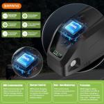 BAFANG 48V 20Ah Lithium Ebike Battery CAN Protocol with Comunication Function 30A BMS for 0-1500W Motor Electric Bike Conversion Kit